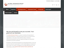 Tablet Screenshot of globaladvances.com